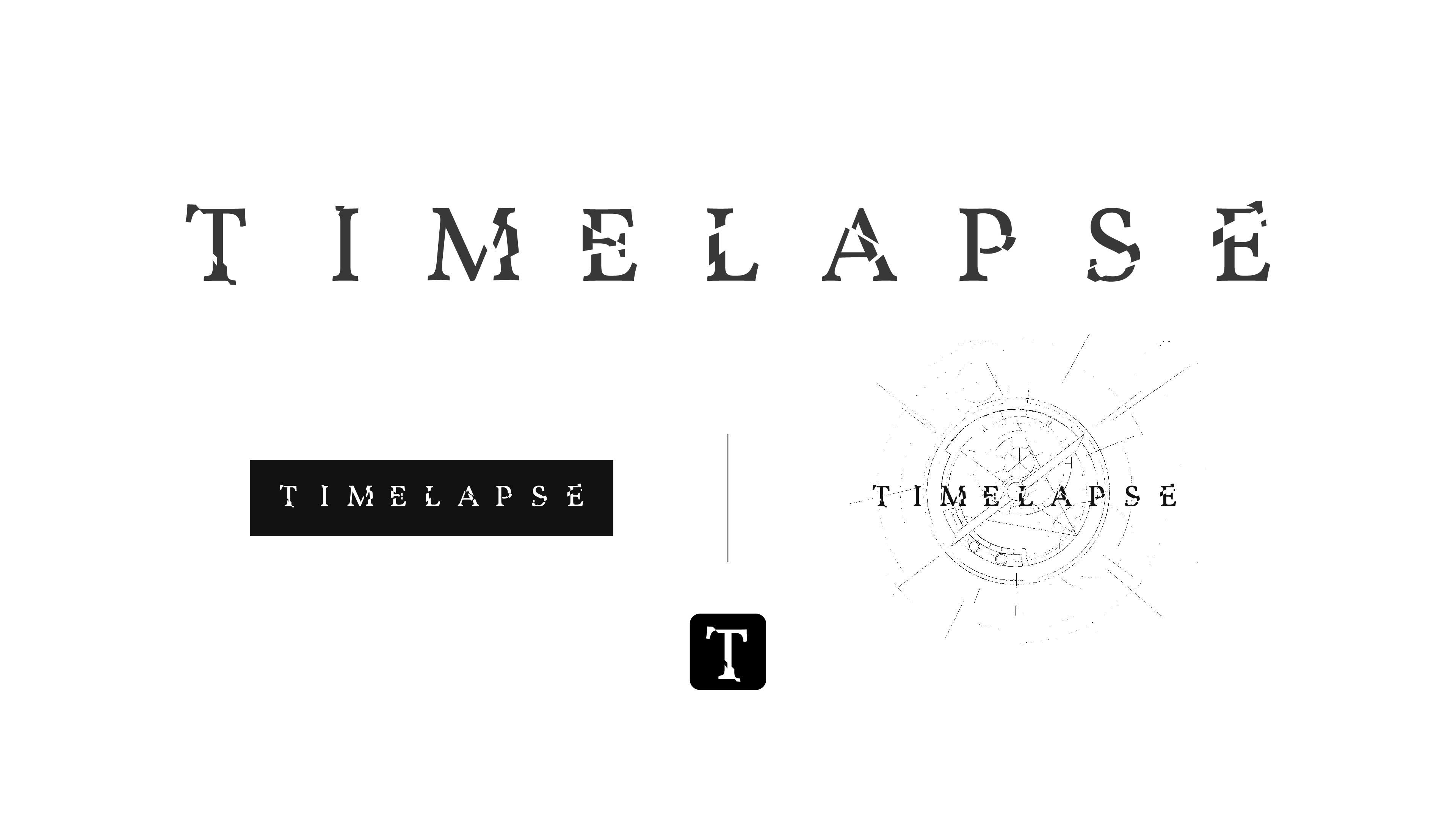 Présentation générale du logo Timelapse et de ses déclinaisons de format